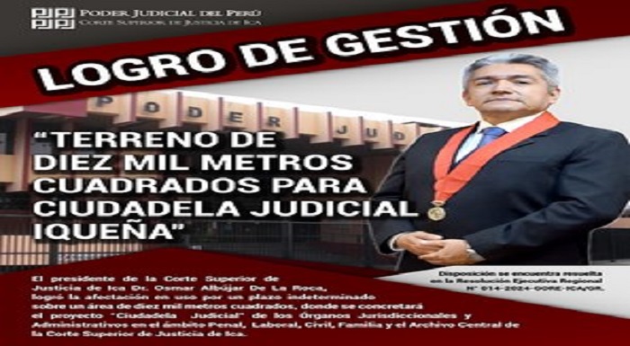 Corte Superior de Justicia de Ica.