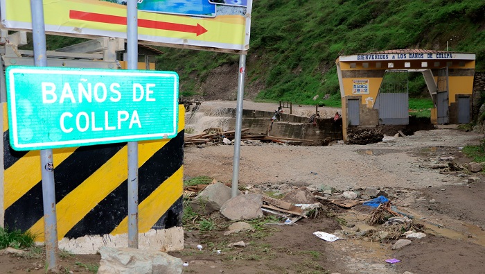 huaico en el sector de los “Baños de Collpa”