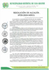 Vista preliminar de documento Resolución de Alcaldía 029-2024