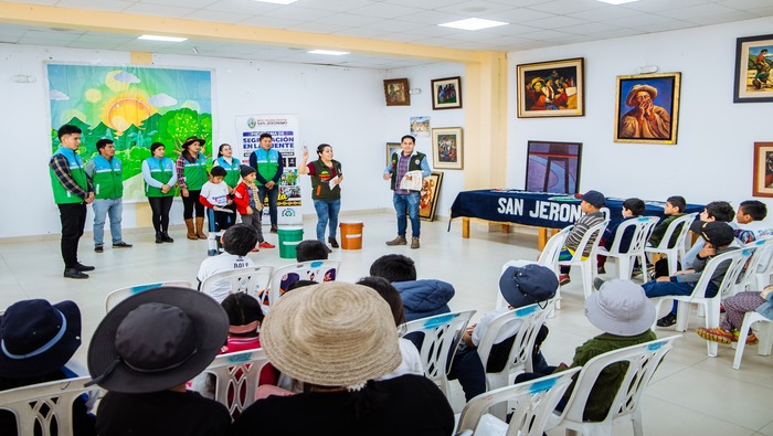 MUNICIPALIDAD DE SAN JERÓNIMO INICIA ACCIONES EN EL CUIDADO DEL MEDIO AMBIENTE