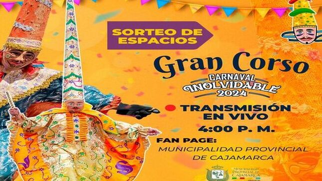 ⚠Hoy sorteamos el orden para todos los que han comprado su lote para el "Gran Corso del Carnaval" 2024.