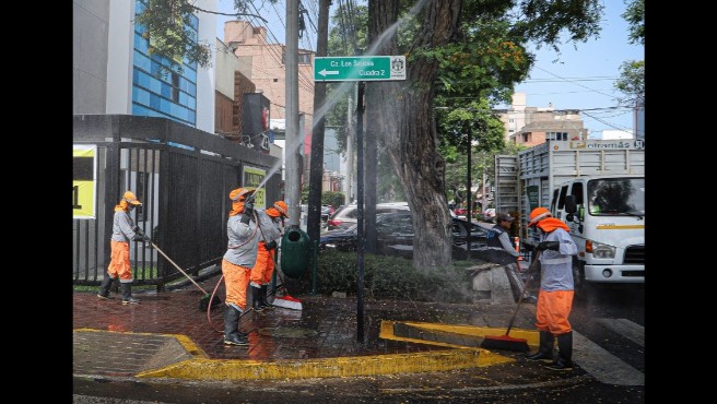 San Isidro, limpio y ordenado: Limpieza integral del subsector 3.1.