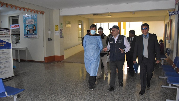 Puno Minsa supervisa operatividad de diferentes establecimientos de salud en Yunguyo