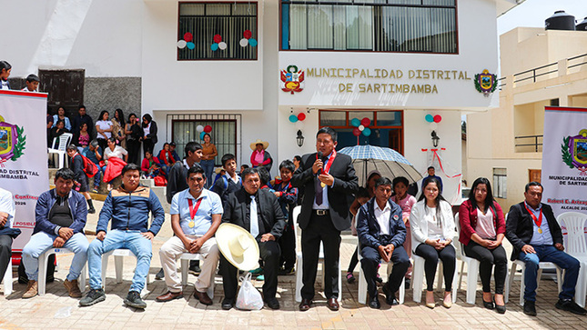 Inauguración del Moderno Palacio Municipal de Sartimbamba