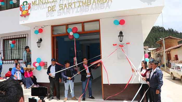 Inauguración del Moderno Palacio Municipal de Sartimbamba