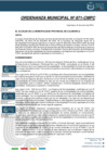 Vista preliminar de documento ORDENANZA MUNICIPAL N° 871-CMPC