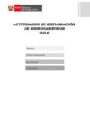Vista preliminar de documento Capítulo I: Actividades de Exploración