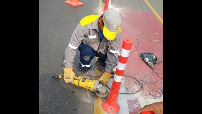 Mantenimiento de vías: Ciclovías de la av. Juan de Arona