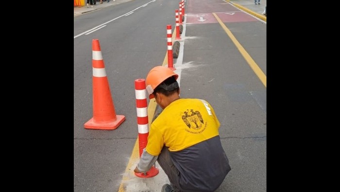 Mantenimiento de vías: Ciclovías de la av. Juan de Arona