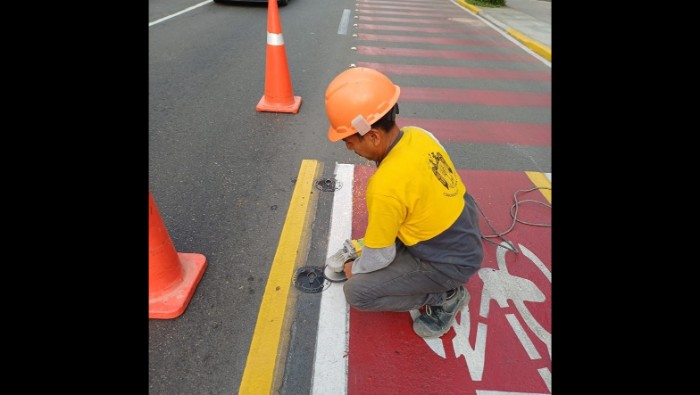 Mantenimiento de vías: Ciclovías de la av. Juan de Arona