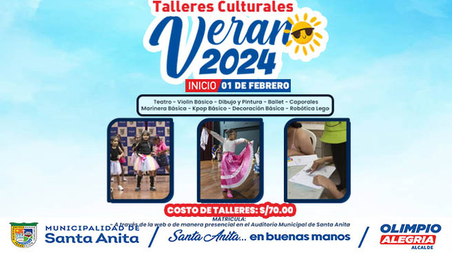 Talleres Culturales Verano 2024