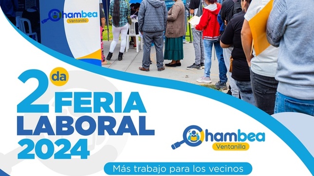 🟡 Te brindamos una gran oportunidad de obtener un empleo formal en las diversas empresas que ofrecen un puesto de trabajo, gracias a las gestiones de nuestro alcalde 𝐉𝐡𝐨𝐯𝐢𝐧𝐬𝐨𝐧 𝐕𝐚𝐬𝐪𝐮𝐞𝐳. Llega nuevamente la “2da Feria Laboral 2024”, que se realizará en el Parque de Angamos, (frente a la parroquia), este viernes 2 de febrero, desde las 9:00 a.m. Recuerda llevar tu DNI y varias copias de tu curriculum vitae. ¡Ventanilla crece con su gente!