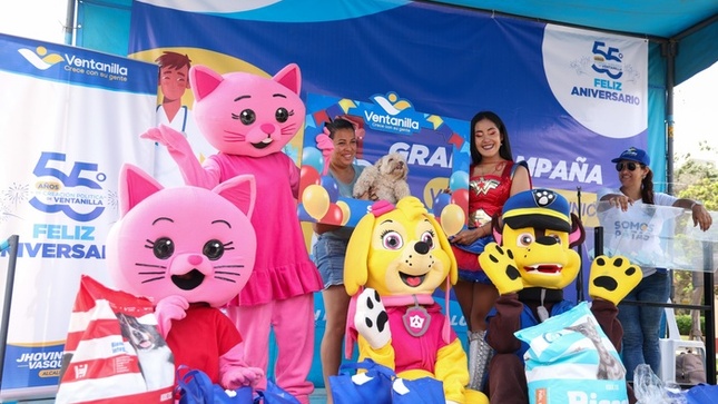 🟡 ¡Celebramos el 55° aniversario de Ventanilla con cuidado y cariño para nuestras mascotas! 🐾 🎉 Gracias al compromiso del alcalde 𝐉𝐡𝐨𝐯𝐢𝐧𝐬𝐨𝐧 𝐕𝐚𝐬𝐪𝐮𝐞𝐳, hemos llevado a cabo una campaña veterinaria con una gama de servicios para consentir a las mascotas de nuestros vecinos. 🐶🐱 ¡Juntos construimos una comunidad más fuerte y saludable, con amor por cada miembro, incluso los peludos del hogar! 🐾