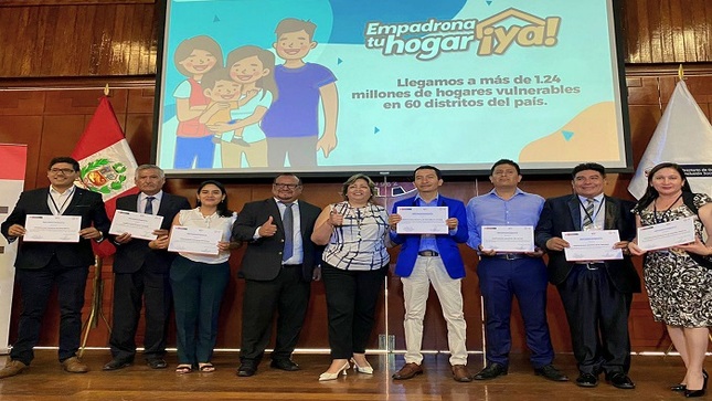 reconocimientos del MIDIS