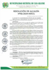 Vista preliminar de documento Resolución de Alcaldía 006-2024