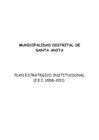 Vista preliminar de documento Plan Estratégico 2008 - 2011