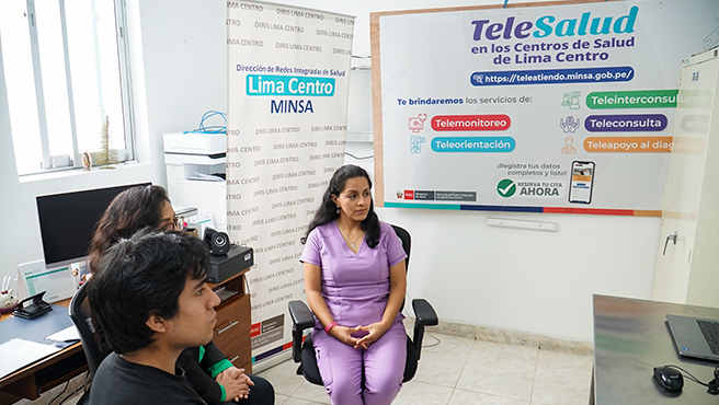 FOTO 3 Cerca de 400 mil atenciones en telemedicina brindó la Diris Lima Centro 