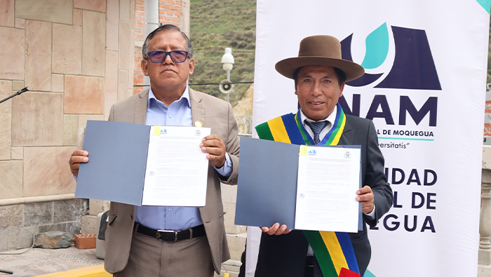 UNAM establece alianzas estratégicas con autoridades de distritos de San Cristóbal Calacoa y Cuchumbaya
