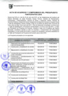 Vista preliminar de documento Acta de Acuerdo y Compromiso del Presupuesto Participativo 2016