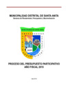 Vista preliminar de documento Informe Final del Presupuesto Participativo 2015