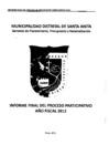 Vista preliminar de documento Presupuesto Participativo 2012
