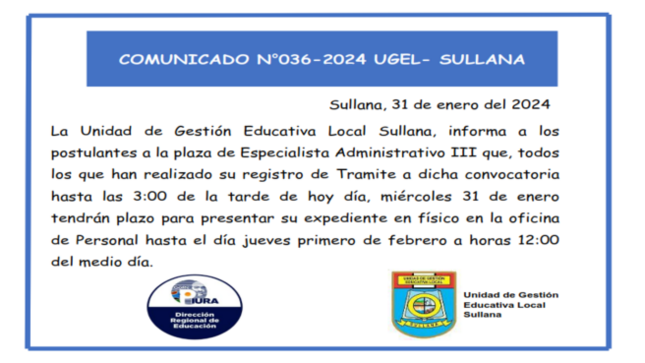 Comunicado Nº36-2024