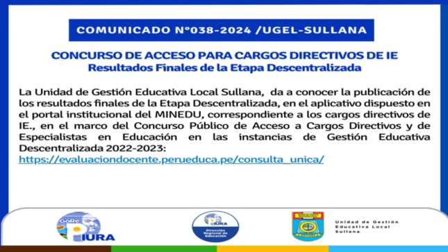 Comunicado Nº38-2024