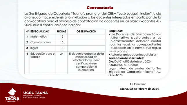 Archivo JPG de convocatoria