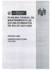 Vista preliminar de documento Plan multianual de mantenimiento de la infraestructura y equipamiento 2024-2026