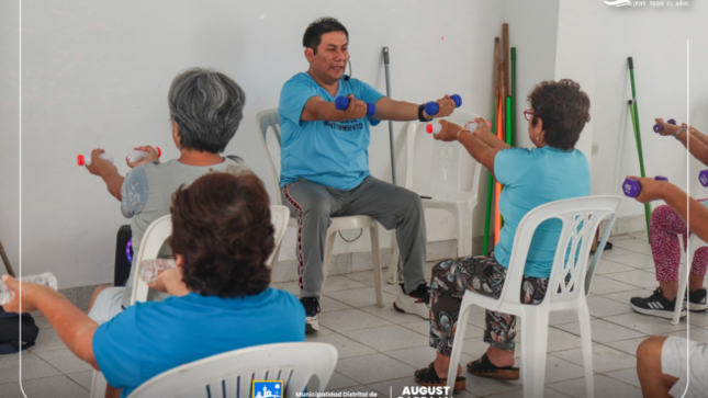 Taller de Gimnasia de Mantenimiento  para nuestros Adultos Mayores 