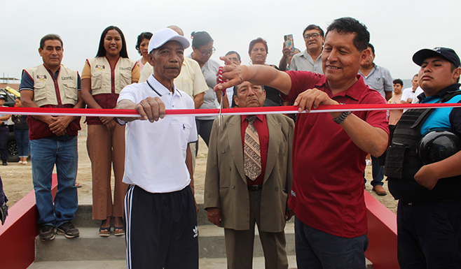 Inauguración del Minicomplejo Deportivo "Pablito Ubilla".
