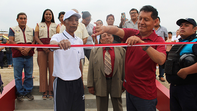Inauguración del Minicomplejo Deportivo "Pablito Ubilla".