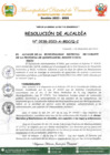 Vista preliminar de documento RESOLUCION DE ALCALDIA N° 0238-2023-A-MDC-Q-C