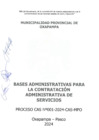 Vista preliminar de documento BASES ADMINISTRATIVAS