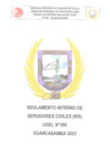 Vista preliminar de documento REGLAMENTO INTERNO DE SERVIDORES (RIS)