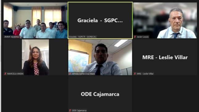 Cancillería Cajamarca y el Gobierno Regional articulan acciones para el desarrollo territorial en zona fronteriza