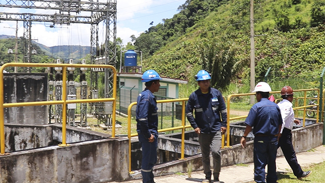 Electrocentro supervisa Central Hidroeléctrica de Chalhuamayo en Satipo