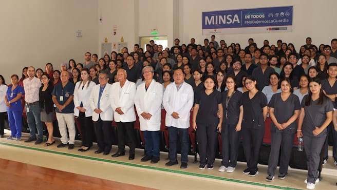 Hospital de Lima Este–Vitarte: 147 futuros profesionales de la salud inician su internado