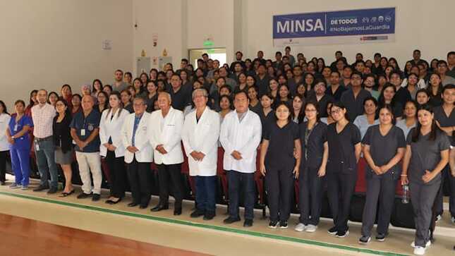 Hospital de Lima Este–Vitarte: 147 futuros profesionales de la salud inician su internado 
