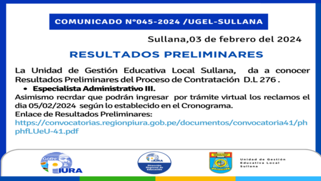 Comunicado Nº45-2024