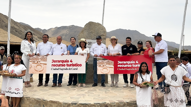 Ciudad Sagrada de Caral obtiene la máxima jerarquización turística del MINCETUR