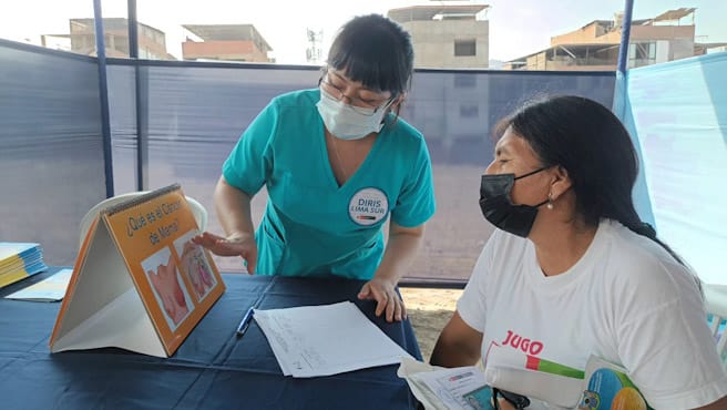 Ministerio de Salud brinda despistaje gratuito de cáncer a cientos de personas en campaña coordinada con Diris Lima sur e INEN