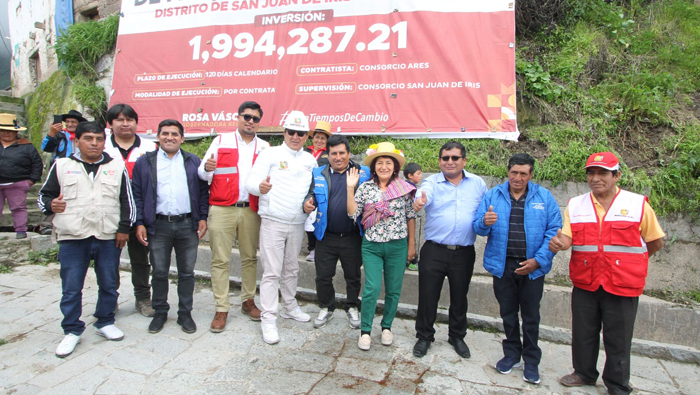 Se pone en ejecución construcción de canal de riego en los sectores de Mapano y Huaycanampo