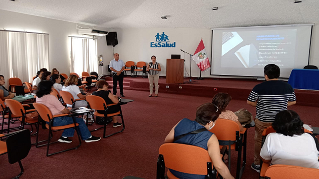 EsSalud Áncash busca mejorar la calidad del servicio brindando talleres a los trabajadores de los establecimientos de la región