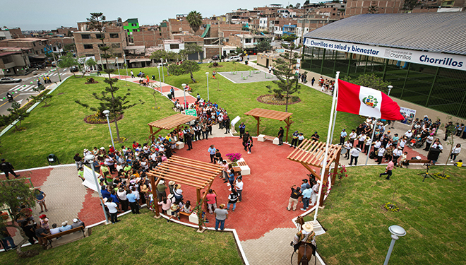 Nuevo espacio tiene muchas áreas verdes y complejo deportivo