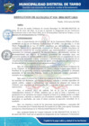 Vista preliminar de documento RESOLUCION DE ALCALDIA N°016-2024-MDT-LM-A
