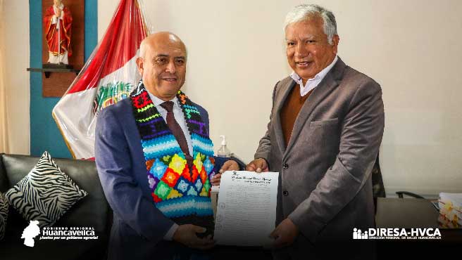 Oscar Alberto Zúñiga Vargas fue presentado como director regional de Salud Huancavelica