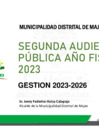 Vista preliminar de documento II Audiencia Pública de la Gestión Municipal del año 2023