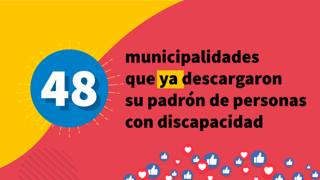 Siguen sumándose  van  48 municipalidades a nivel nacional  que ya viene trabajando con la data estadística del CONADIS 