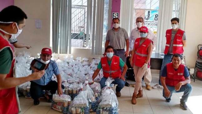 Entrega de víveres en Lima y Callao  